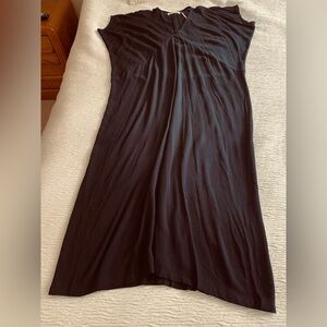 Ava Sky Elegant Black Caftan Dress